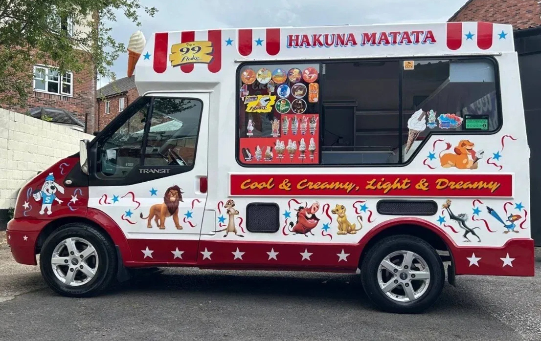 Tony's Ice Creams — the Hakuna Matata van, Somerset's ice cream van hire